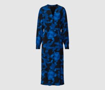 Midikleid mit Allover-Muster