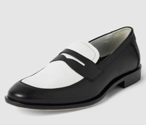Loafers in Two-Tone-Machart aus Leder Modell 'LINDSEY'