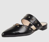 Pantolette aus Leder Modell 'Barcelona'