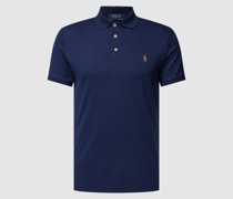 Poloshirt mit Label-Stitching
