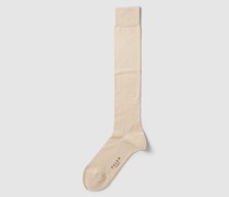 Kniestrümpfe mit Label-Detail Modell 'Tiago'