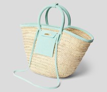 Strandtasche in Flecht-Optik