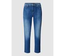 Cropped Mid Rise Jeans im Slim Fit