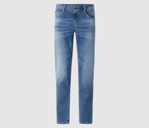 Regular Fit Jeans mit Stretch-Anteil Modell 'Russo'