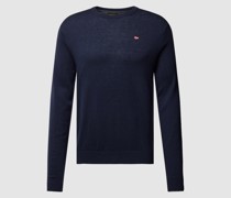 Longsleeve mit Label-Stitching Modell 'DAMAVAND'
