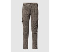 Relaxed Slim Fit Cargohose Modell 'RICH CARGO STAR'