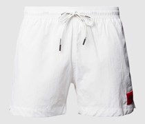 Badehose mit Label-Patch Modell 'Dominica'
