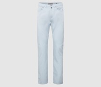 Hose mit Label-Details Modell 'Lyon'