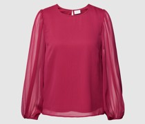 Bluse mit Strukturmuster Modell 'FALIA'