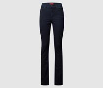 Rinsed Washed Jeans aus Baumwoll-Mix