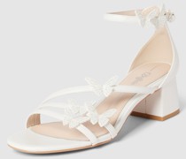 Sandalette mit Zierbesatz