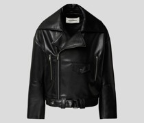 Bikerjacke mit Reverskragen