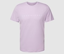 T-Shirt aus reiner Baumwolle mit Logo-Print