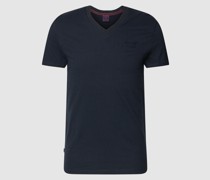T-Shirt mit Label-Sttiching