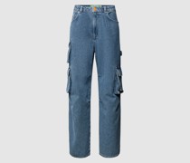 Super Baggy Fit Jeans mit aufgesetzten Taschen
