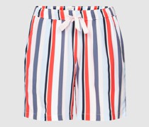 Pyjama-Shorts mit Streifenmuster