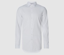 Slim Fit Business-Hemd mit Stretch-Anteil