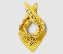Schal mit Label-Print Modell 'FOULARD'