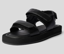 Sandalen mit Label-Details
