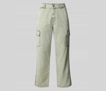 Regular Fit Jeans mit Cargotaschen Modell 'NEWINGTON'