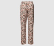 Pyjama-Hose mit floralem Allover-Muster