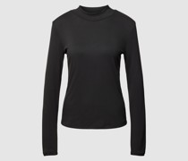 Longsleeve mit Stehkragen Modell 'LULLU'