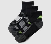 Socken mit Kontraststreifen