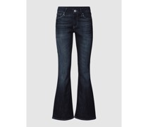 Bootcut Mid Waist Jeans aus Baumwollmischung Modell 'Bella'