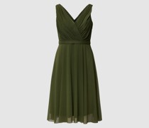 Cocktailkleid in Wickel-Optik
