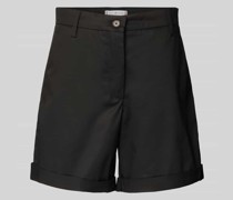 Flared Chino-Shorts mit Gesäßtaschen Modell 'CO BLEND'