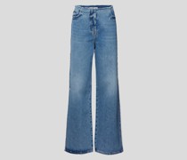 Jeans mit ausgefranstem Bund