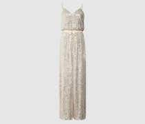 Jumpsuit mit Paillettenbesatz