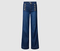 Bootcut Jeans mit Zierknöpfen Modell 'AUDREY'