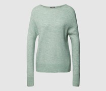Strickpullover in melierter Optik