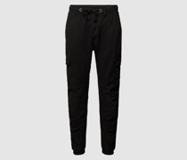 Cargohose im Crinkle-Design