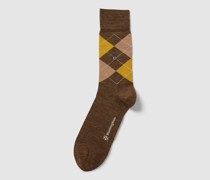 Socken mit Label-Stitching