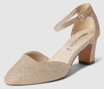 Pumps mit schimmernder Optik