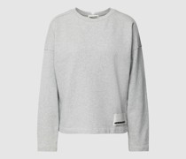 Sweatshirt mit Label-Patch Modell 'KAASIA'