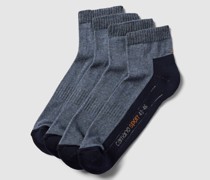 Socken mit Label-Print im 4er-Pack