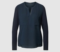 Bluse mit Tunikakragen Modell 'Forano'