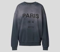Sweatshirt mit Statement-Print