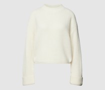 Strickpullover mit Rundhalsausschnitt Modell 'SAYLA'