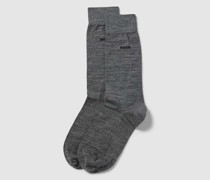 Socken mit Strukturmuster im 2er-Pack