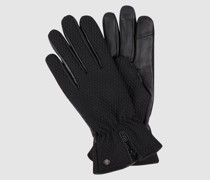 Touchscreen-Handschuhe mit Lederbesatz