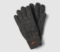 Handschuhe mit Label-Detail Modell 'HAAKON'