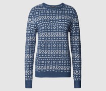 Strickpullover mit Allover-Muster