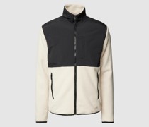 Fleecejacke mit Label-Stitching Modell 'MARVIN'