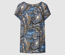 T-Shirt aus Viskose mit Rundhalsausschnitt Modell 'Manny'