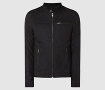 Jacke mit Biker-Look Modell 'Rocky'