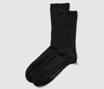 Socken mit Label-Detail Modell 'CLAUDINE'